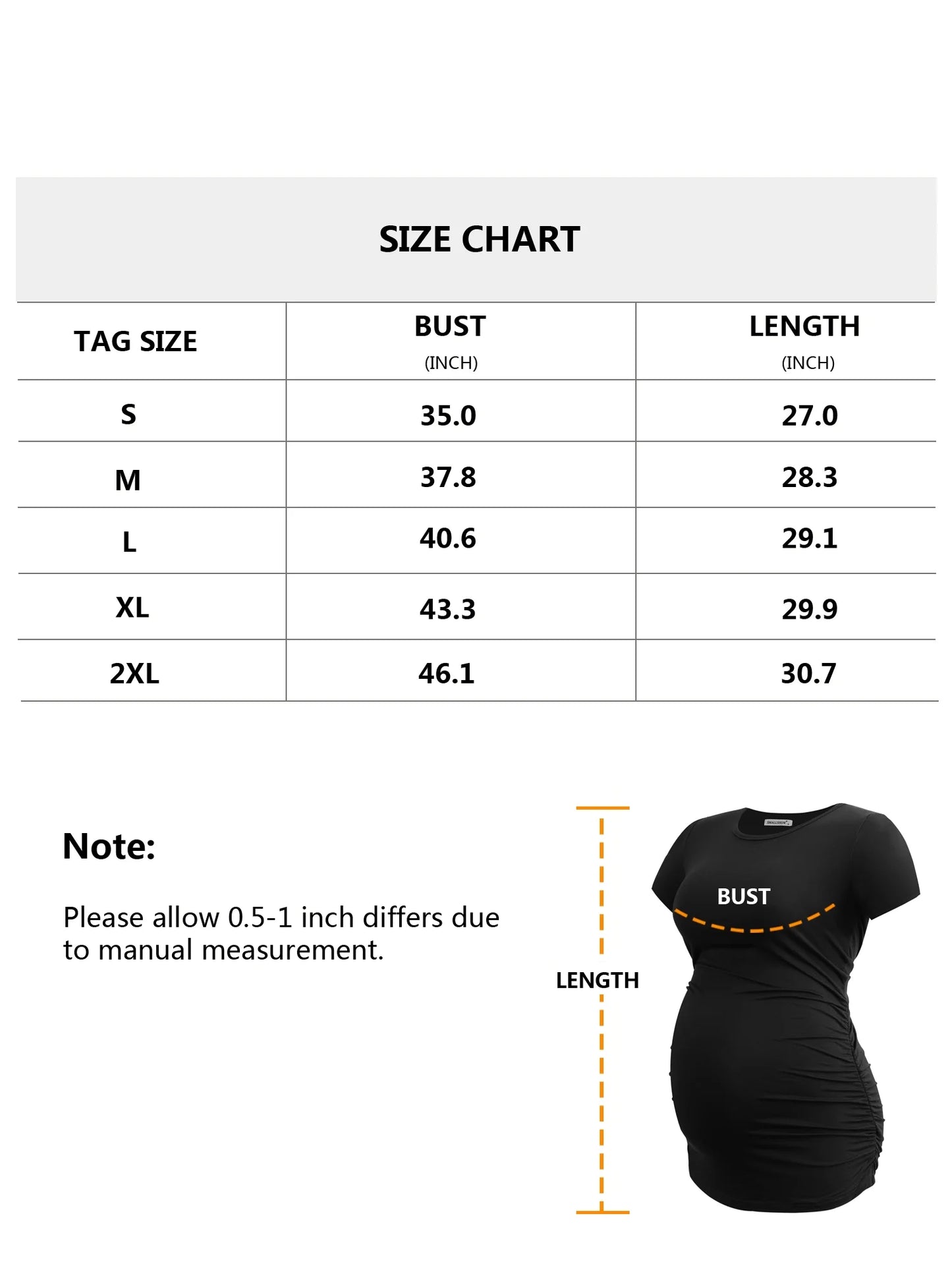 Women'S Short Sleeve Maternity Shirt Side Ruched Pregnancy Tunic T-Shirt 3-Pack