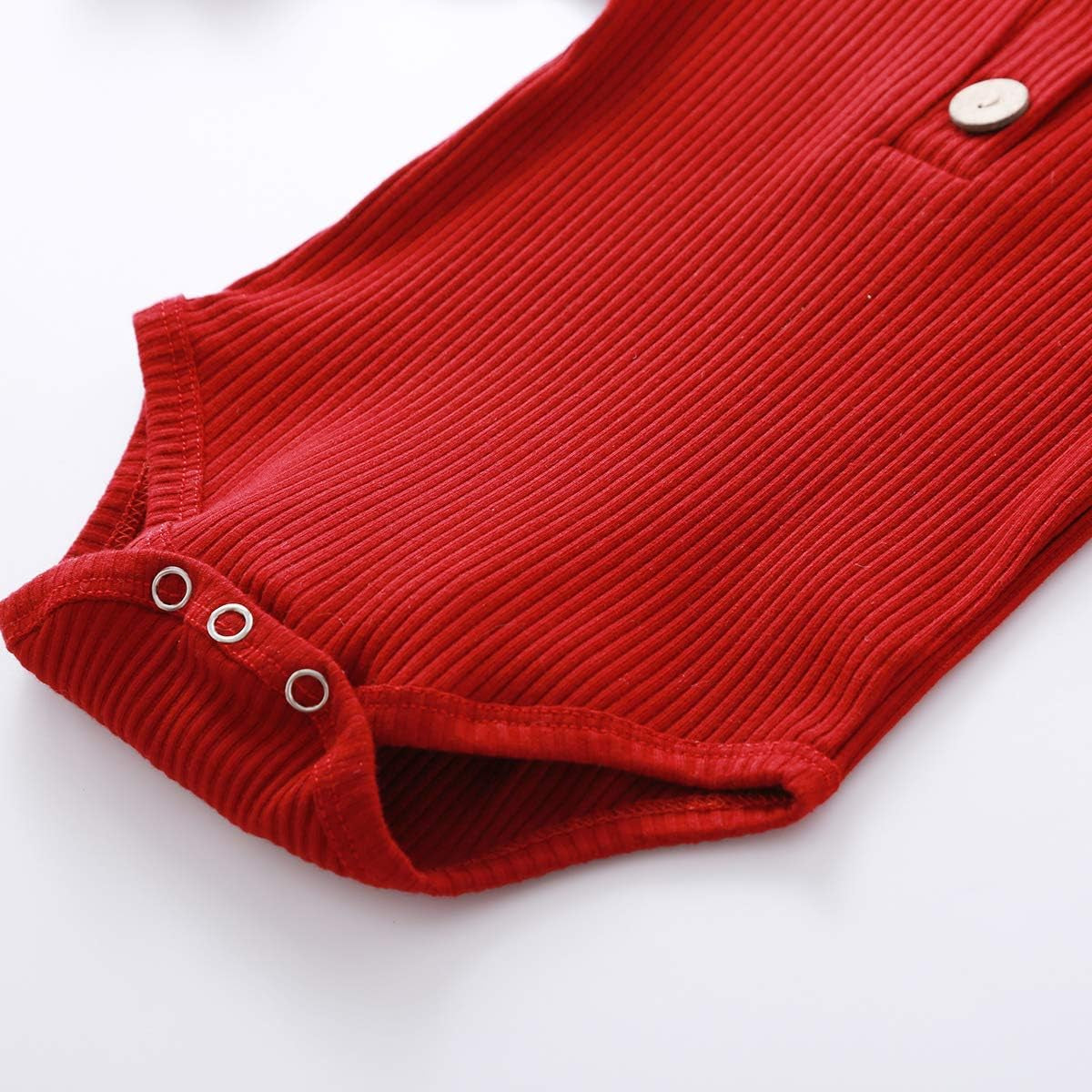 Newborn Baby Boy Fall Clothes 3 6 12 18 24 Months Outfits Long Sleeve Knitted Cotton Romper & Pants Infant Winter Sets
