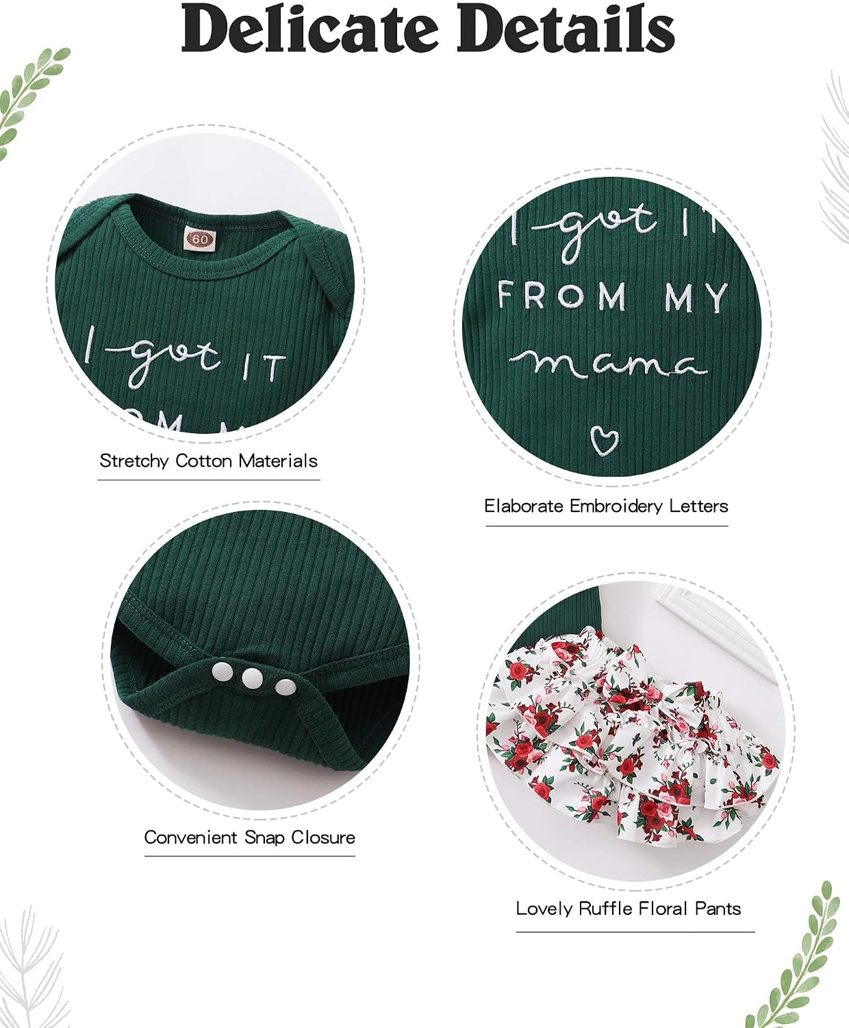 Newborn Infant Baby Girl Clothes Romper Shorts Set Floral Summer Outfits Cute Baby Clothes Girl