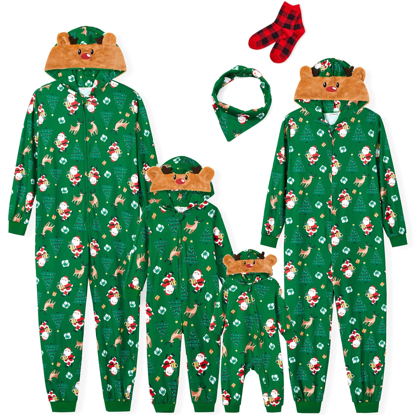 Family Christmas Pajamas with Dog Matching Dog and Owner Pajamas Pet Matching Pajamas