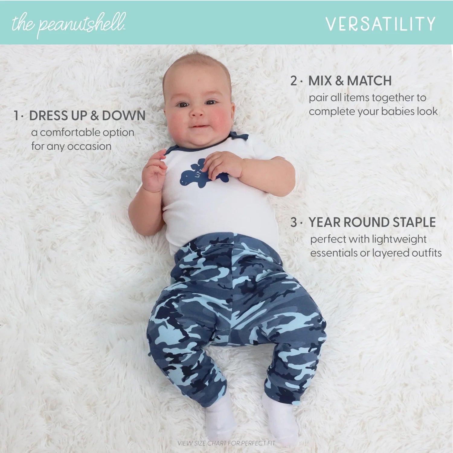 Blue Camo Layette Baby Clothes Set for Baby Boys with Baby Blanket, 12-18 Months, 23 Piece