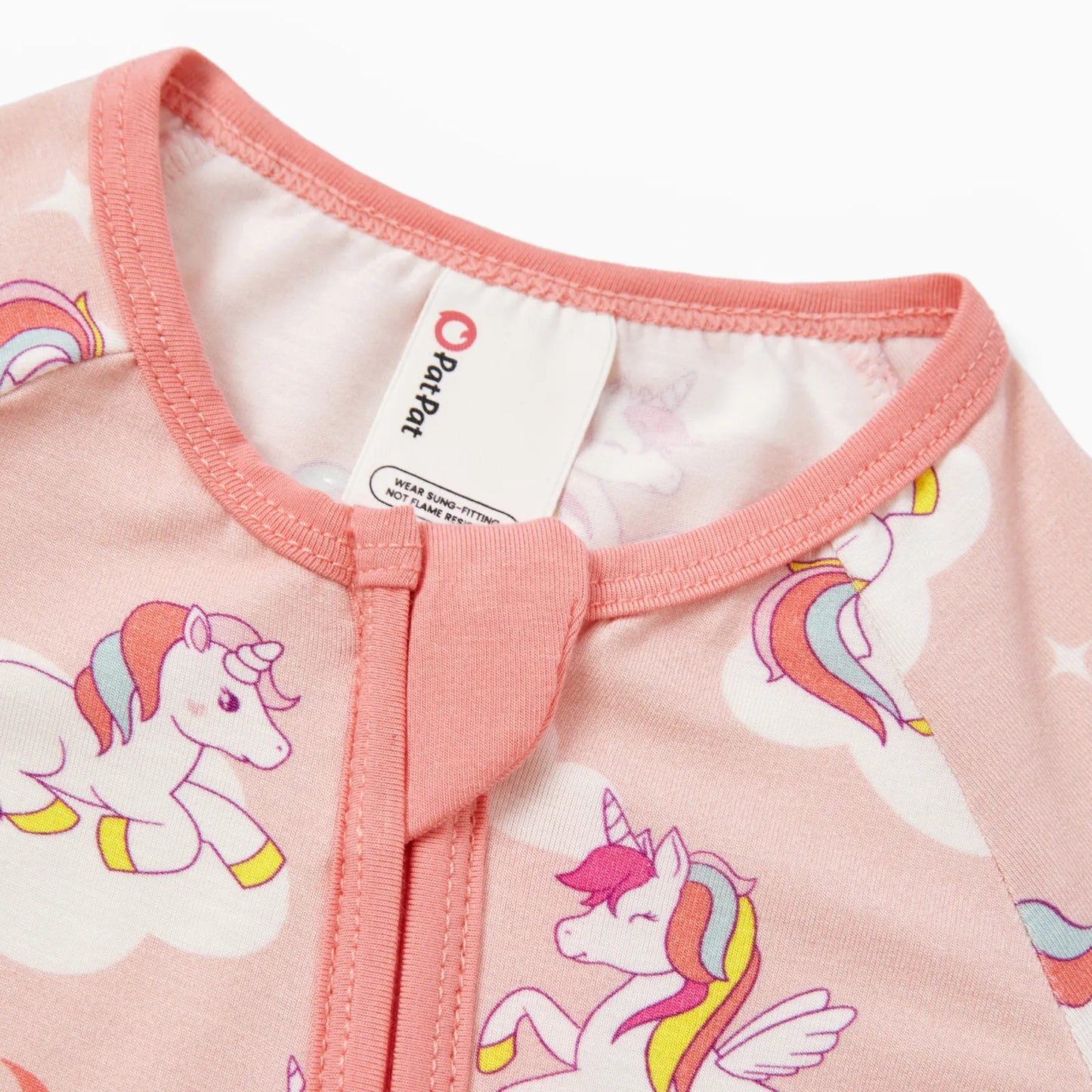 Baby Clothes for Girl Viscose from Bamboo Snug Fit Footless Zip Bodysuits Sleep N Play Pajamas for Newborn Baby Girl Gifts Pink Sleeper 2Pack,6-9 Months