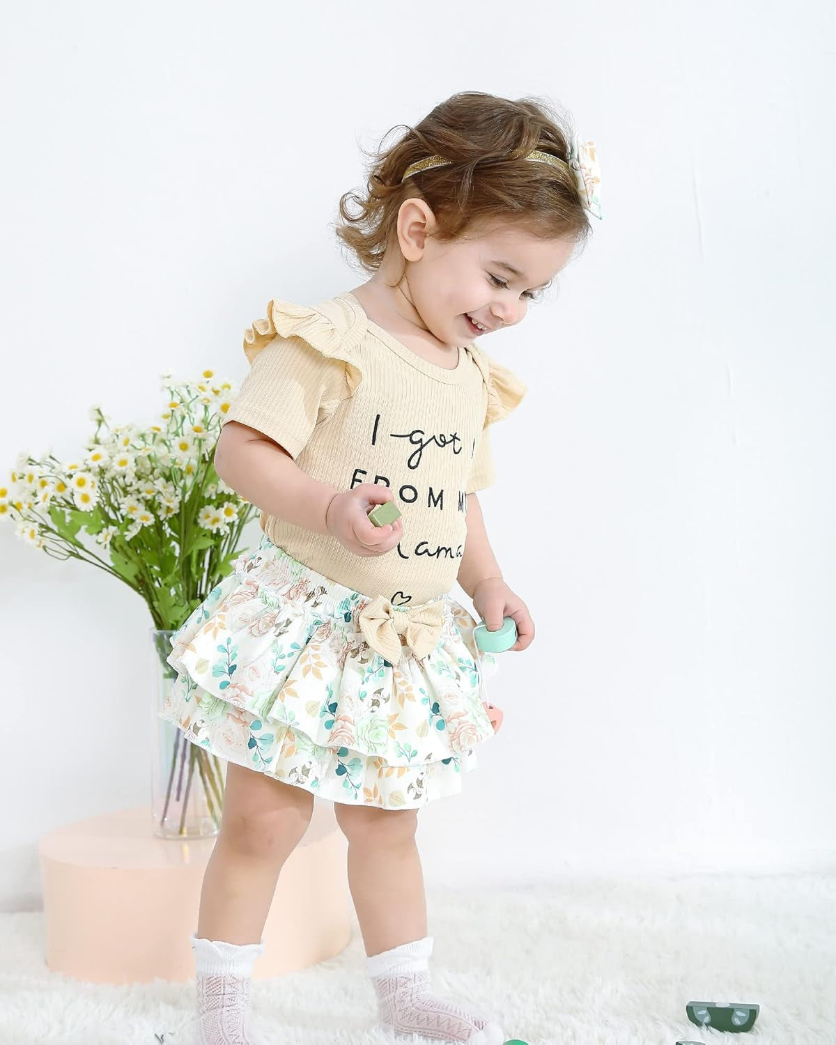 Newborn Infant Baby Girl Clothes Romper Shorts Set Floral Summer Outfits Cute Baby Clothes Girl