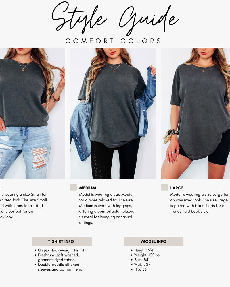 Cool Auntie Comfort Colors Graphic Tees (High School Font)
