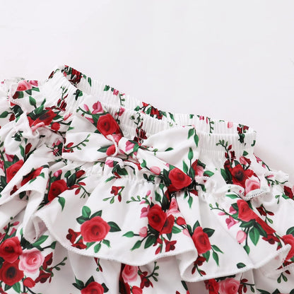 Newborn Infant Baby Girl Clothes Romper Shorts Set Floral Summer Outfits Cute Baby Clothes Girl