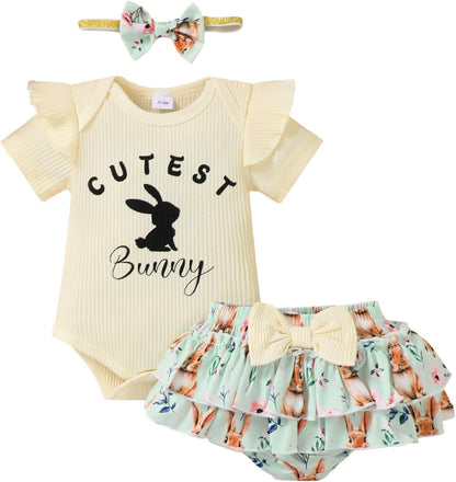 Newborn Infant Baby Girl Clothes Romper Shorts Set Floral Summer Outfits Cute Baby Clothes Girl