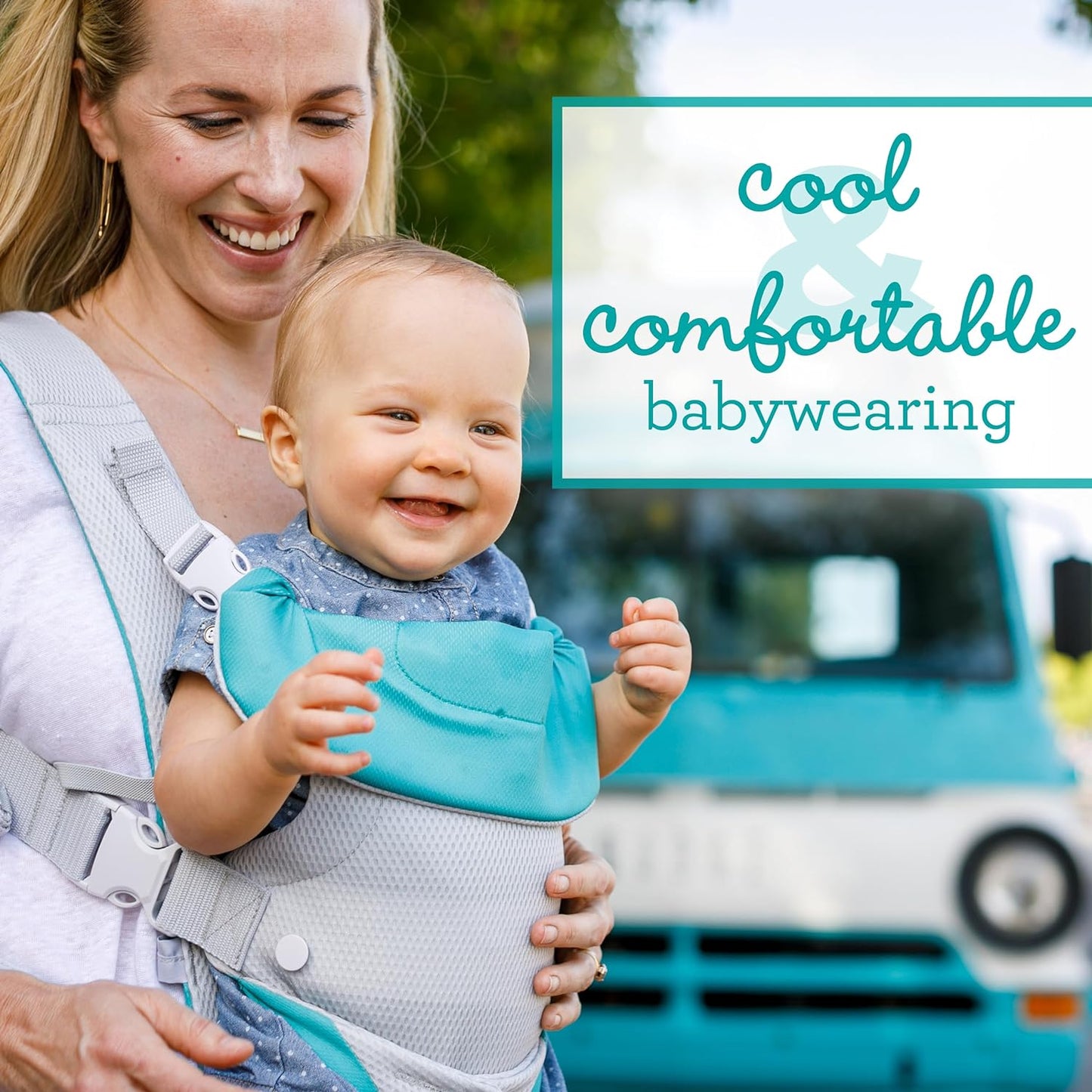 Flip 4-In-1 Light & Airy Convertible Baby Carrier, Adjustable, Ergonomic Babywearing, Registry Essential, Baby Carrier for Newborn to Toddler