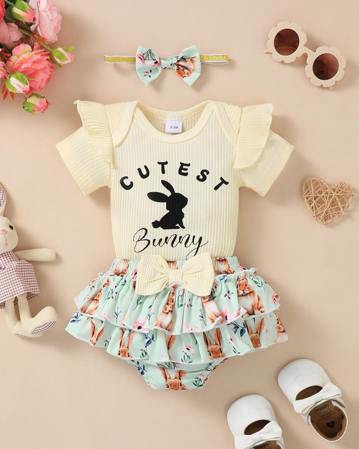 Newborn Infant Baby Girl Clothes Romper Shorts Set Floral Summer Outfits Cute Baby Clothes Girl