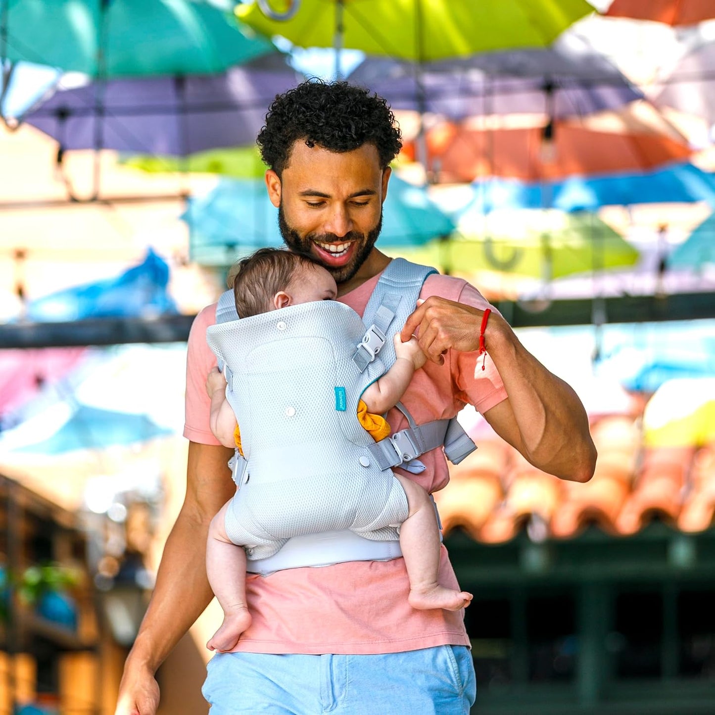 Flip 4-In-1 Light & Airy Convertible Baby Carrier, Adjustable, Ergonomic Babywearing, Registry Essential, Baby Carrier for Newborn to Toddler